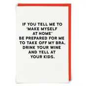 At Home Greeting Card