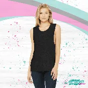 Ladies Scoop Neck Muscle Tank