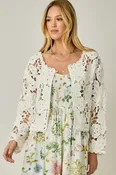 61 Jane Floral Crochet Cardigan