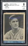 1939 Play Ball #69 Elbie Fletcher Rookie Card BGS BCCG 8 Excellent+
