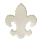 12 1/4" Fleur-de-Lis Melamine Plate
