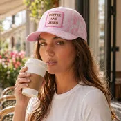 Coffee and Jesus Trucker Hat