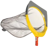 Round Yellow Leaf Rake With Extra Deep Net