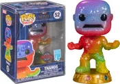 Funko Marvel Infinity Saga Thanos Art Series Pop! Vinyl Figure with Premium Pop! Protector Entertainment Earth Exclusive
