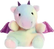 5" Plush Aster Rainbow Dragon Palm Pals
