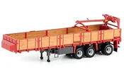 WSI 1:50 3-Axle Classic Brick Trailer - Premium Line