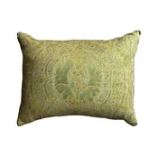 1950s Orsini Fortuny Backed with Pale Chartreuse Velvet (#F032126A&B | 15 x 20")