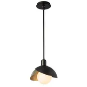 American Made Hubbardton Forge Brooklyn 1-Light Double Shade Hanging Mini Pendant