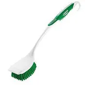 10 BRUSH SCRUB HANDLE LONG