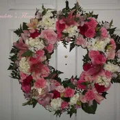 Pink Remembrance Wreath