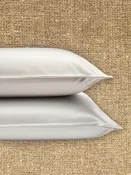 Bamboo King Pillowcase Set - White