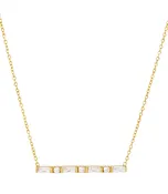 Baguette Bar Necklace