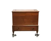 Antique American Cherry Sugar Chest, Origin, Campbelsville, KY — White Barn Antiques