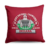 2025 NCAA Football Championship Indiana Hoosiers Effort Throw Pillow 18×18 inches
