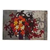 Abstract "Flower Arrangement" Acrylic on Canvas Signed Cordero