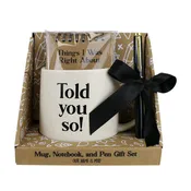 Told You So Notepad Oen Set