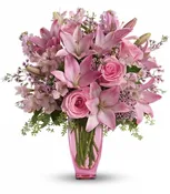 Teleflora's Pink Pink Bouquet with Pink Roses