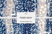 Fawn Navy Throw Blanket