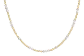 17" Choker Beaded - Hope Unwritten Pearl 3mm