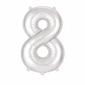 34" Jumbo Numbers- White