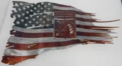24" x 14" 18th Airborne Battle Worn Flag