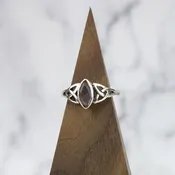 Amethyst Purple Triquetra Knot Ring*