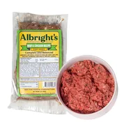 Albrights Beef & Chicken Formula Raw Frozen Complete Diet Dog Food - 1lb (30ct/30lb Case)