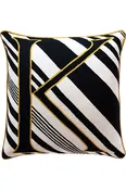 Alphabet K Black Cushion