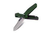Benchmade 9400 Auto Osborne - Green Aluminum Handle - Plain S30V Blade