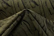 Abstract Chenille Brocade - Green / Black