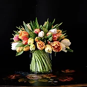 dutch mixed tulips — MICHAEL GEORGE