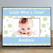 1st Birthday Personalized Printed Picture Frame