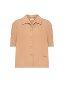 Chemise manches courtes en popeline de coton
