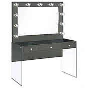 Afshan Makeup Vanity Table with LED Mirror