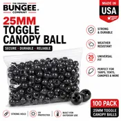 25mm Toggle Canopy Balls – Replacement Bungee Cord Ball Ends