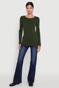 Basic Crew Neck Long Sleeve Tee
