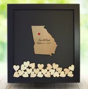 Drop Box Frame with Wooden Georgia Insert
