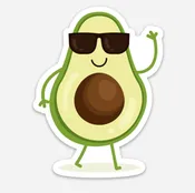AVOCADO STICKER
