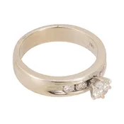 14k Gold Diamond Ring