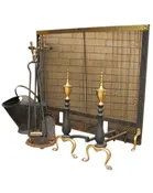4 Piece  Fireplace Set I936