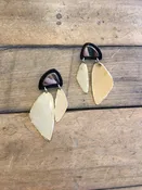 Black and Gold Two Drop Earrings by SOKO — Aspen Traders