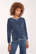Acid Wash Cotton Sweater