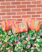 3 In 1 Quilted Cosmetic/Storage Bag- Pink and Orange Cheetah