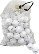 Callaway Assorted Models Recycled B/C Grade Golf Balls in Onion Mesh Bag (48-Piece), White