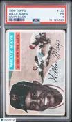 1956 Topps Willie Mays Gray Back HOF #130 PSA 1 New York Giants