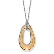Brighton Cascade Two Tone Oval Necklace JM0035