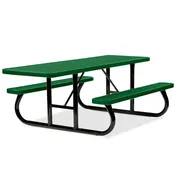 8' Rectangular Expanded Steel ADA Table