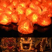 DIY 10FT Halloween Marigold String Lights Garland Fall Decor, 2ct.