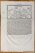 1575 - Milos and Sifnos - Antique Map