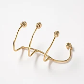 Four Skulls Hand Cuff Rings